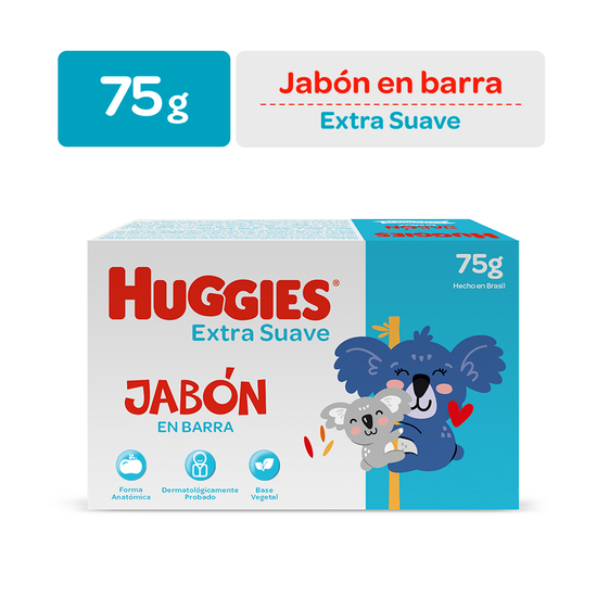 Jabon barra Hug. 75 gr.